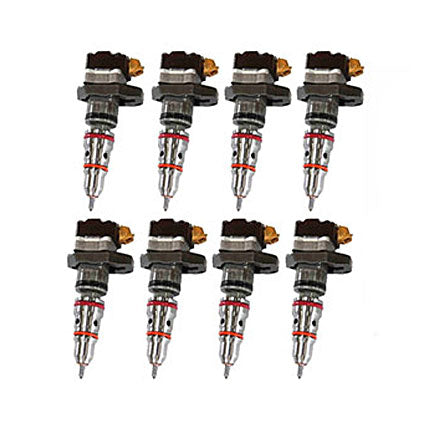 Unlimited Diesel Stage 2 Injector 175CC with 100% Nozzle (Set of 8) - Includes Power Hungry Hydra Chip with Custom Tuning